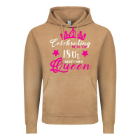 Celebrating With The 18th Birthday Queen Vintage Hoodie | Teevron