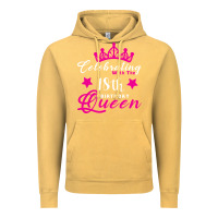 Vintage Mustard Celebrating With the 18th Birthday Queen Vintage Hoodie - Bettercallsaul