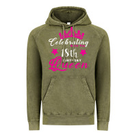 Vintage Olive Celebrating With the 18th Birthday Queen Vintage Hoodie - Bettercallsaul