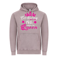 Vintage Zinc Celebrating With the 18th Birthday Queen Vintage Hoodie - Bettercallsaul