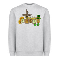 Love Like Jesus St. Patrick's Heavyweight Sweatshirt | Teevron