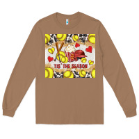 Toasted Coconut tis' the season softball with cowhide tumbler tbs Long Sleeve Tee - TumblerDesignByShophia