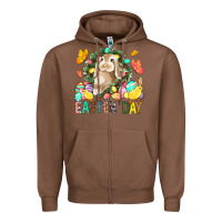 Chestnut Easter Day Zipper Hoodie - BundleAndBundleShop