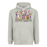 Happy Easter Spot Rabbit Heavyweight Hoodie | Teevron
