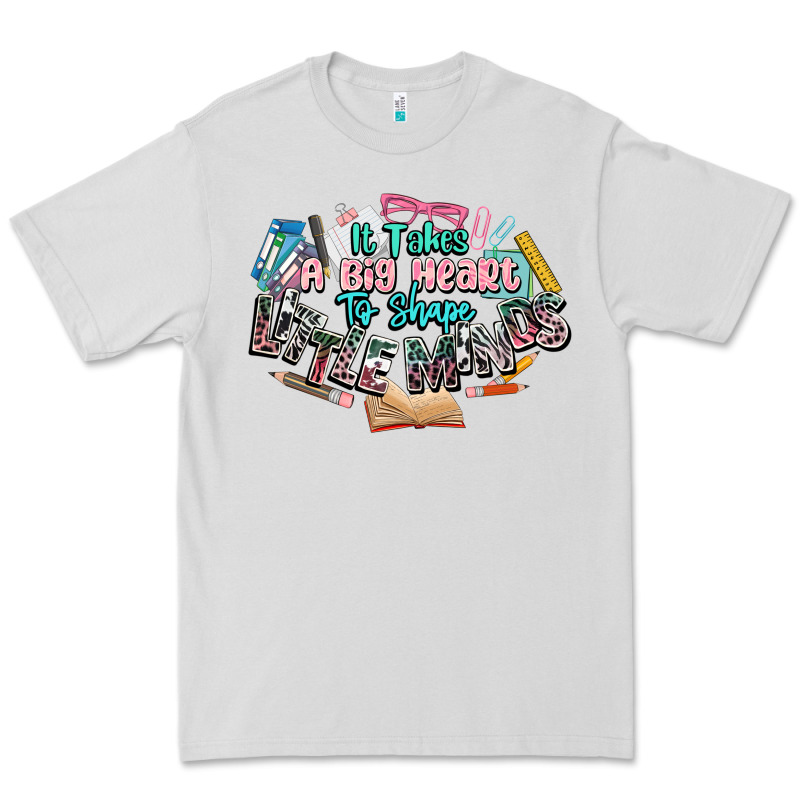 It Takes A Big Heart To Shape Little Mind Teacher Premium Tee by NancyCooperArtShop | Teevron