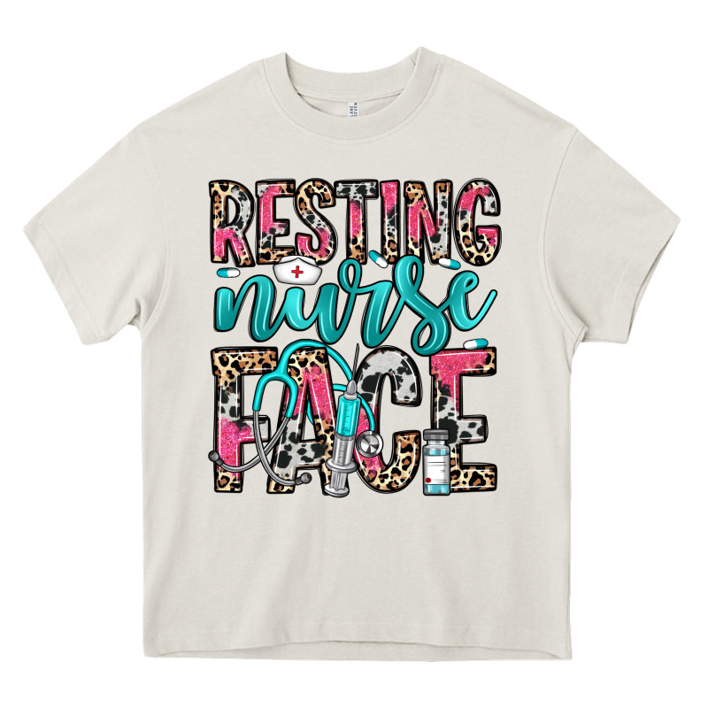 Resting Nurse Face Heavy Core Tee by NancyCooperArtShop | Teevron