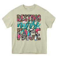 Mossy resting nurse face Heavy Core Tee - NancyCooperArtShop