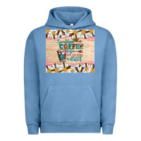 Pigment Pebble Blue i pretend coffee helps but i'm still a bitch Urban Hoodie - Artiststas