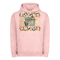 Pigment Salmon i pretend coffee helps but i'm still a bitch Urban Hoodie - Artiststas