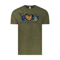 Vintage Olive Peace Love Texas Vintage Tee - Bettercallsaul