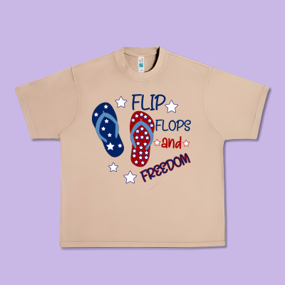 Flip Flops And Freedom Urban Heavy Tee Designed By Bettercallsaul