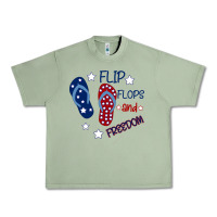 Oil Green Flip Flops and Freedom Urban Heavy Tee - Bettercallsaul