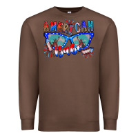 Chestnut American babe Premium Sweatshirt - CowhideDigitalArt
