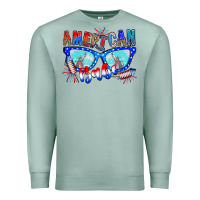 Seafoam American babe Premium Sweatshirt - CowhideDigitalArt