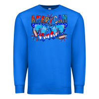 True Royal American babe Premium Sweatshirt - CowhideDigitalArt