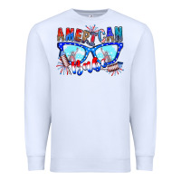 White American babe Premium Sweatshirt - CowhideDigitalArt