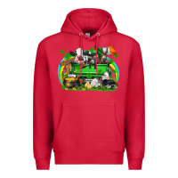 Cardinal St. Patrick's Day farm animal truck Premium Hoodie - FaDigitalArtStudio