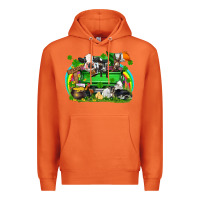 Carrot St. Patrick's Day farm animal truck Premium Hoodie - FaDigitalArtStudio