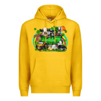Lemon St. Patrick's Day farm animal truck Premium Hoodie - FaDigitalArtStudio