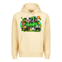 Pina Colada St. Patrick's Day farm animal truck Premium Hoodie - FaDigitalArtStudio