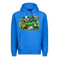 True Royal St. Patrick's Day farm animal truck Premium Hoodie - FaDigitalArtStudio