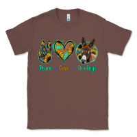 Chestnut Peace Love Donkeys Classic Tee - Bettercallsaul