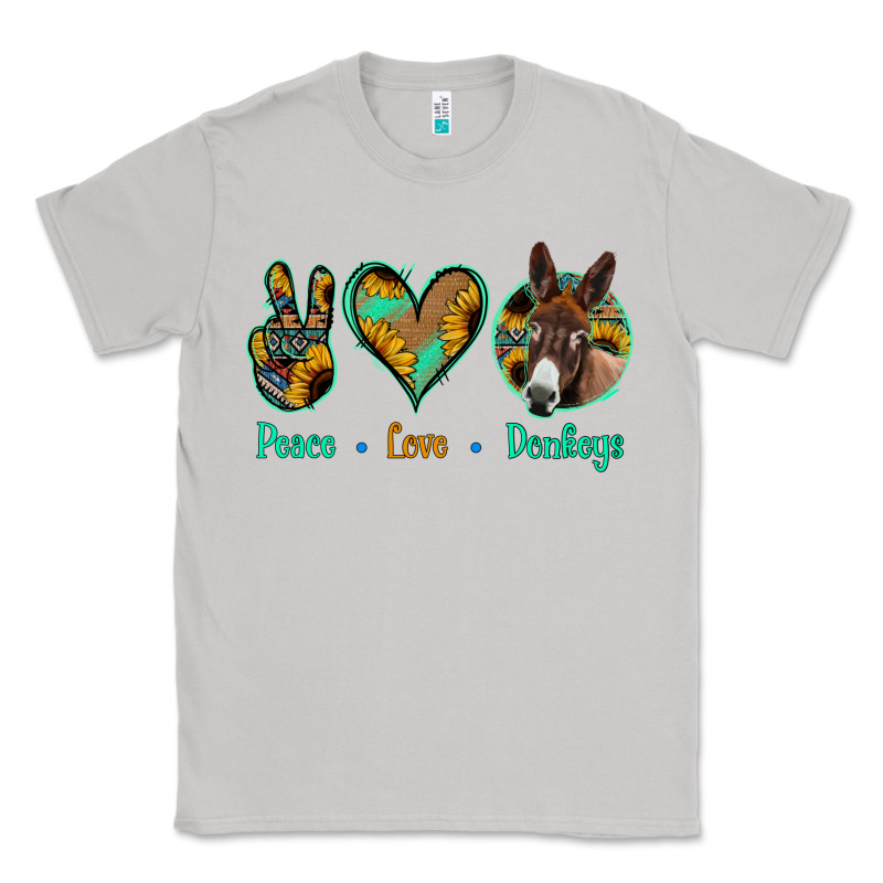 Peace Love Donkeys Classic Tee by Bettercallsaul | Teevron
