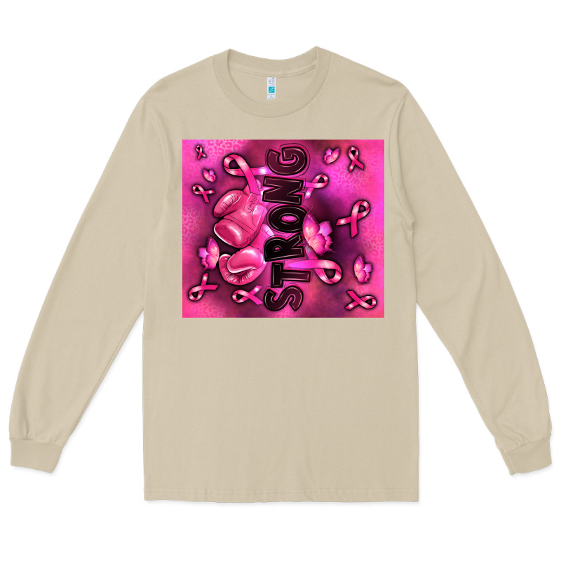 Strong Breast Cancer Long Sleeve Tee by RanaPortraitStore | Teevron