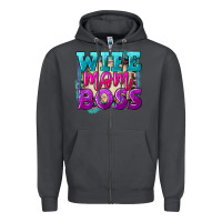 Smoke wife mom boss Zipper Hoodie - FaDigitalArtStudio