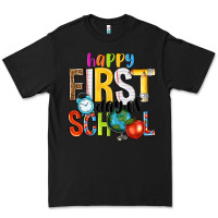 Black happy first day of school Premium Tee - NancyCooperArtShop