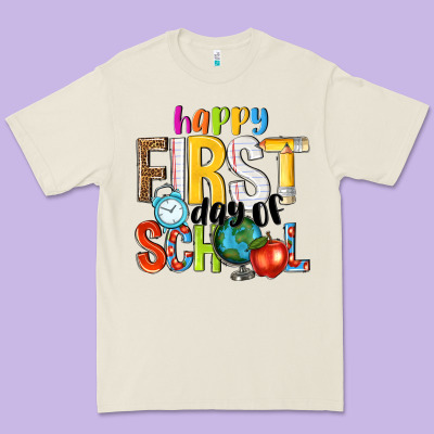 Happy First Day Of School Premium Tee Designed By Nancycooperartshop