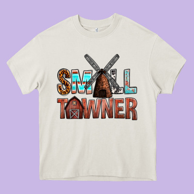 Small Towner Heavy Core Tee Designed By Nancycooperartshop