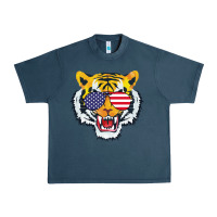 Midnight Navy America Merica Tiger Urban Heavy Tee - Bettercallsaul