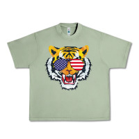 Oil Green America Merica Tiger Urban Heavy Tee - Bettercallsaul