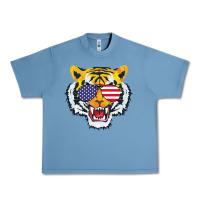 Pebble Blue America Merica Tiger Urban Heavy Tee - Bettercallsaul