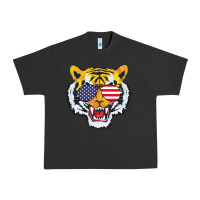 Pigment Black America Merica Tiger Urban Heavy Tee - Bettercallsaul