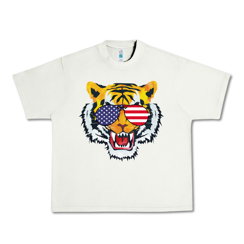 America Merica Tiger Urban Heavy Tee by Bettercallsaul | Teevron