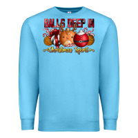 Ocean Blue balls deep in christmas spirit Premium Sweatshirt - CowhideDigitalArt