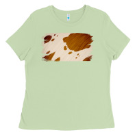 Matcha Cowhide Lightbrown Ladies Tee - Jasminsmagicworld