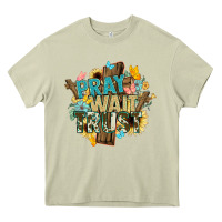 Mossy pray wait trust crosses christian Heavy Core Tee - NancyCooperArtShop