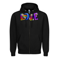 Black Western Love LGBTQ+ Zipper Hoodie - BundleAndBundleShop