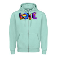 Seafoam Western Love LGBTQ+ Zipper Hoodie - BundleAndBundleShop