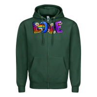Sports Green Western Love LGBTQ+ Zipper Hoodie - BundleAndBundleShop