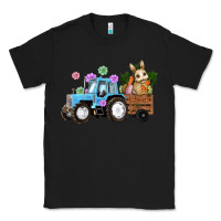 Black easter tracktor bunny carrot flowers  egg Classic Tee - RanaPortraitStore