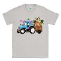 Moon Dust easter tracktor bunny carrot flowers  egg Classic Tee - RanaPortraitStore