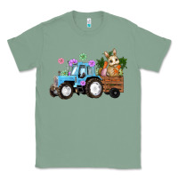 Sage easter tracktor bunny carrot flowers  egg Classic Tee - RanaPortraitStore