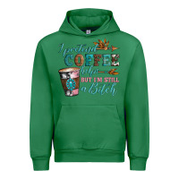 Emerald i pretend coffee helps but i'm still a bitch Urban Hoodie - Artiststas