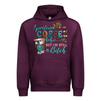 Mauve Wine i pretend coffee helps but i'm still a bitch Urban Hoodie - Artiststas