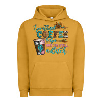 Pigment Peanut Butter i pretend coffee helps but i'm still a bitch Urban Hoodie - Artiststas