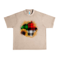 French Oak sunflower christmas patch3 Urban Heavy Tee - JahusDesignShop